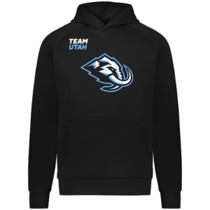 Team Utah City Series hoodie, diagonal logo, black