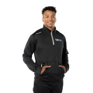 TEAM UTAH BAUER 1/2 ZIP PULLOVER